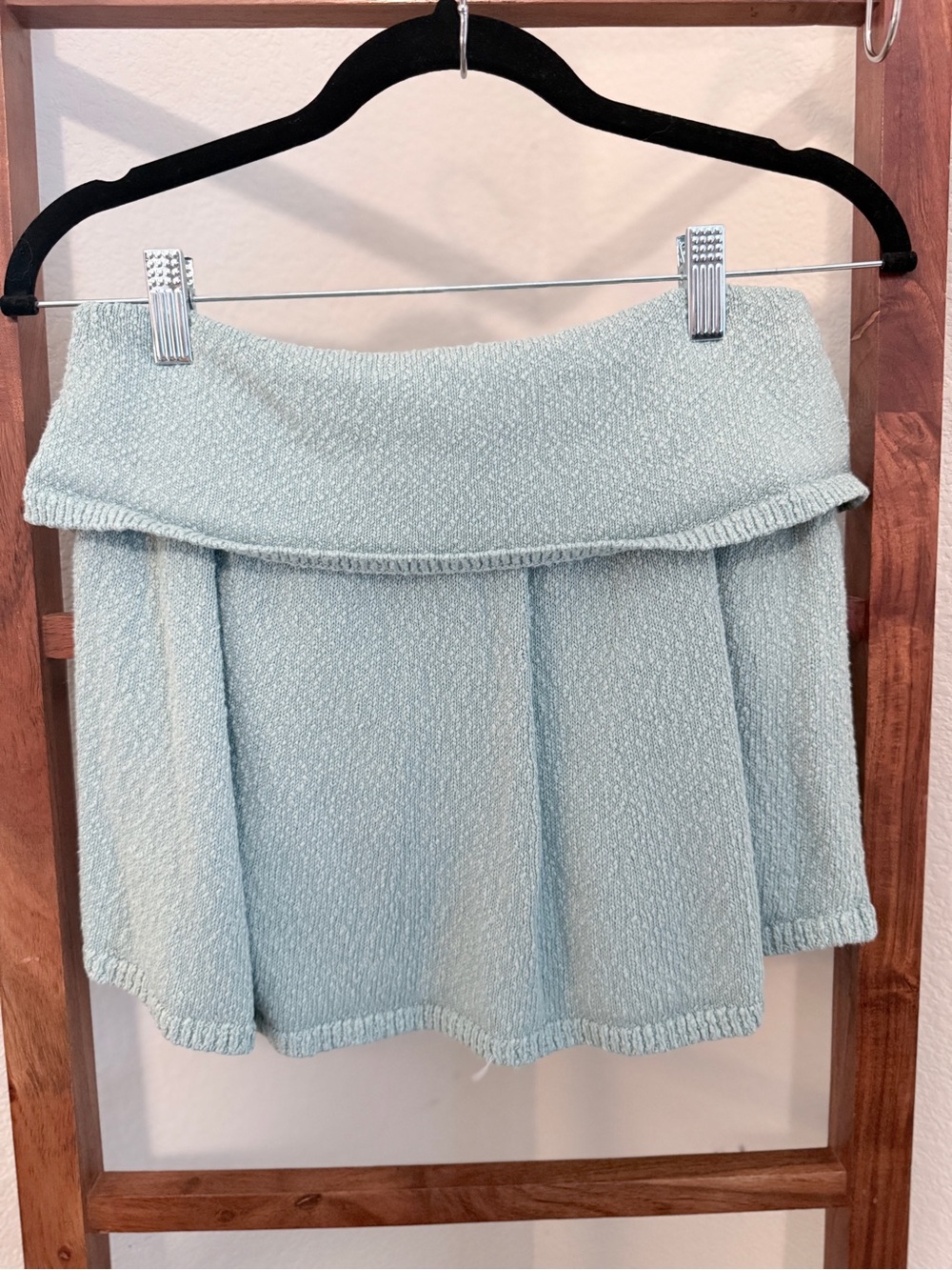 Free People Beach Ameena Sweater Skort Set in Blue Haze Size Medium - Picture 6 of 8
